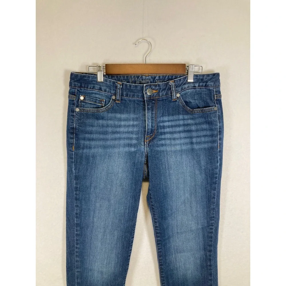 Classic Calvin Klein Jeans Womens 31/12 Blue Ultimate Skinny‎ Mid Rise Denim